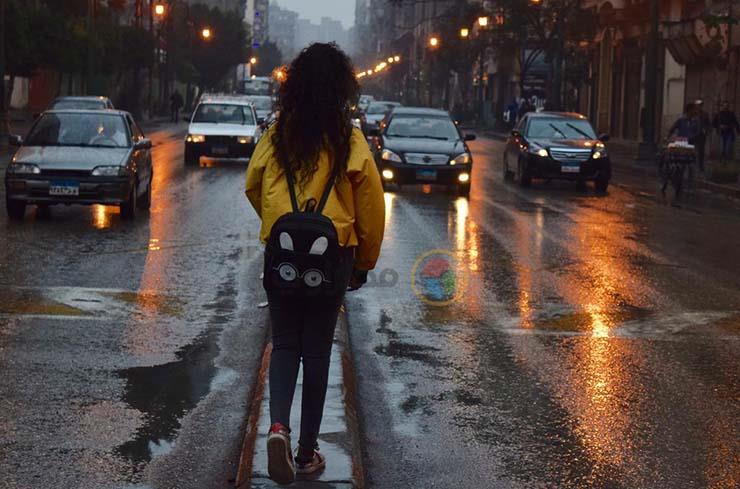 الأمطار تغسل شوارع القاهرة والجيزة (1)