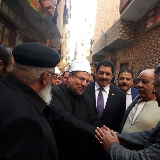 وزير الأوقاف يفتتح المسجد الكبير في الخصوص (1)