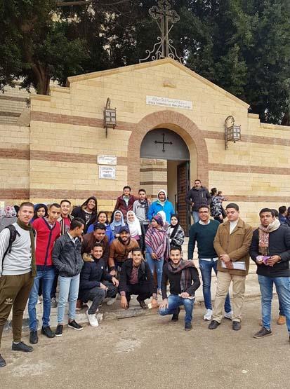 رحلة لشباب المنيا للقلعة ومجمع الاديان (2)