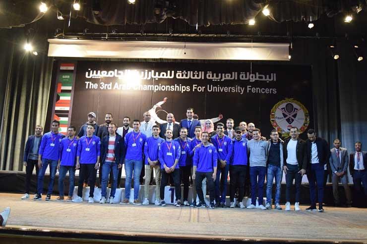 ختام البطولة العربية للمبارزين الجامعيين في بني سويف (1)