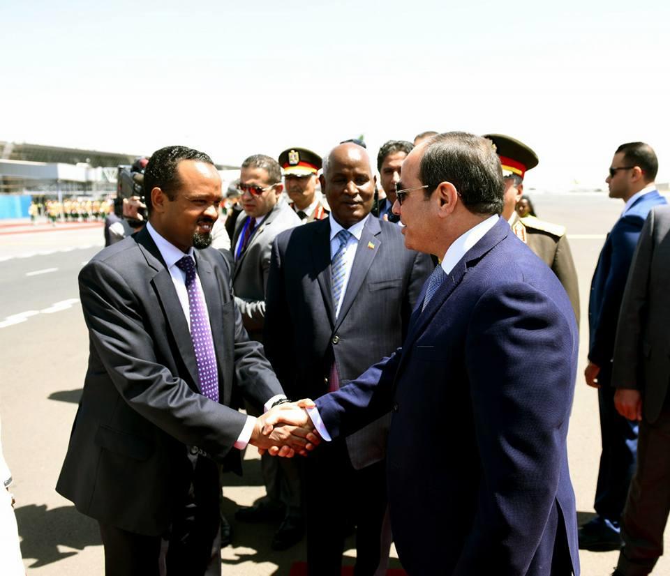 السيسي يصل أديس أبابا لتسلم رئاسة الاتحاد الأفريقي (1)