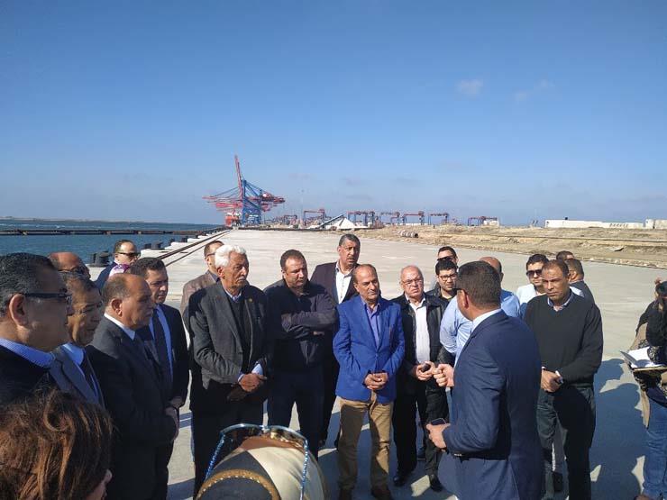 لجنة الصناعة تتفقد الرصيف الجديد بميناء شرق بورسعيد
