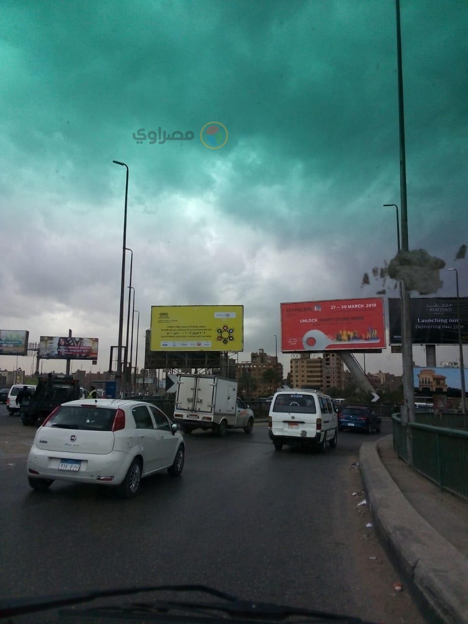 سحب وأمطار في القاهرة اليوم​ (2)