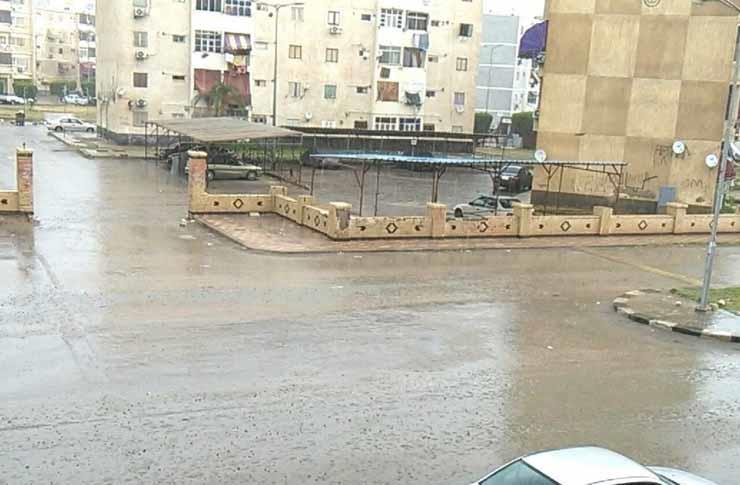 أمطار غزيرة على بورسعيد (2)