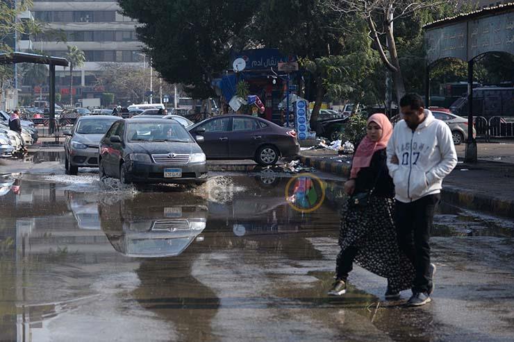موجة أمطار شهدتها القاهرة اليوم                                                                                                                                                                         