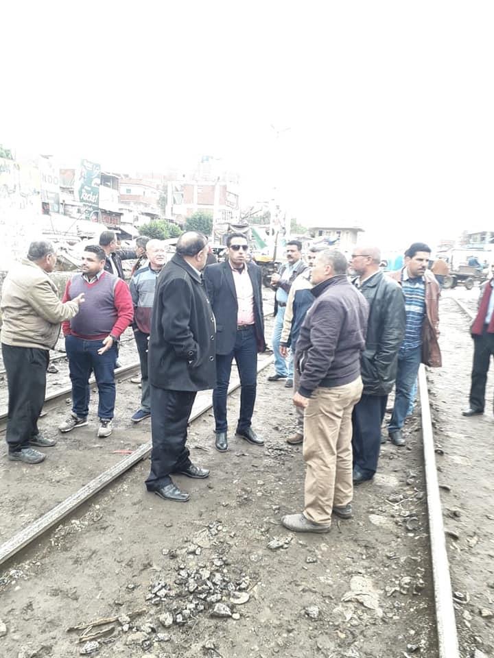 حصر التعديات على أملاك السكة الحديد بمدينة قطور لإزالتها  (2)