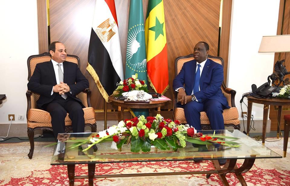 ناقشا سد النهضة.. تفاصيل لقاء السيسي بالرئيس السنغالي اليوم ناقشا سد النهضة.. تفاصيل لقاء السيسي بالرئيس السنغالي اليوم