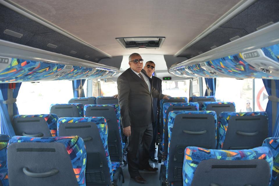 تدشين 4 حافلات لخدمات نقل الركاب والسفر بالوادي الجديد  (3)