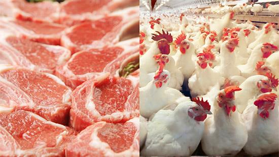 أسعار اللحوم والدواجن في الأسواق خلال تعاملات الخميس
