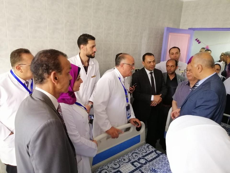 افتتاح قسم الأطفال الجديد بمستشفى أبو قير العام (1)