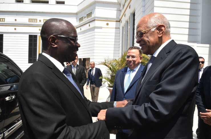 استقبال عبد العال  ريفريان نديكوريو، رئيس مجلس الشيوخ البوروندي  (2)