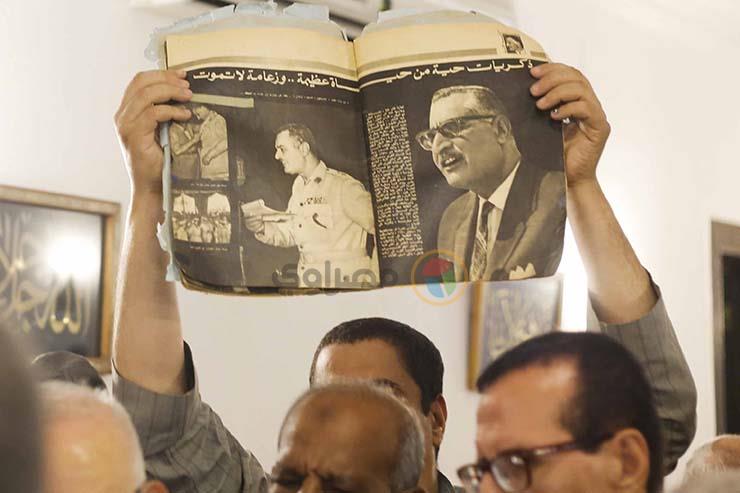أنصار عبدالناصر يحتفلون بذكرى ثورة يوليو في ضريح الزعيم (1)