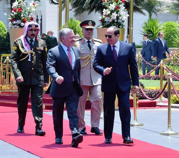 لقاء الرئيس السيسي والعاهل الأردني (2)