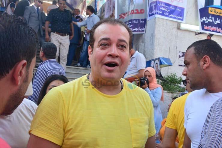 حسام حسني وأبو الليف في انتخابات الموسيقيين (1)