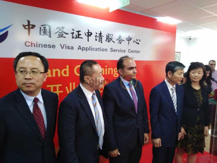 سفير الصين يشهد افتتاح مركز طلبات التأشيرات في الإسكندرية (1)