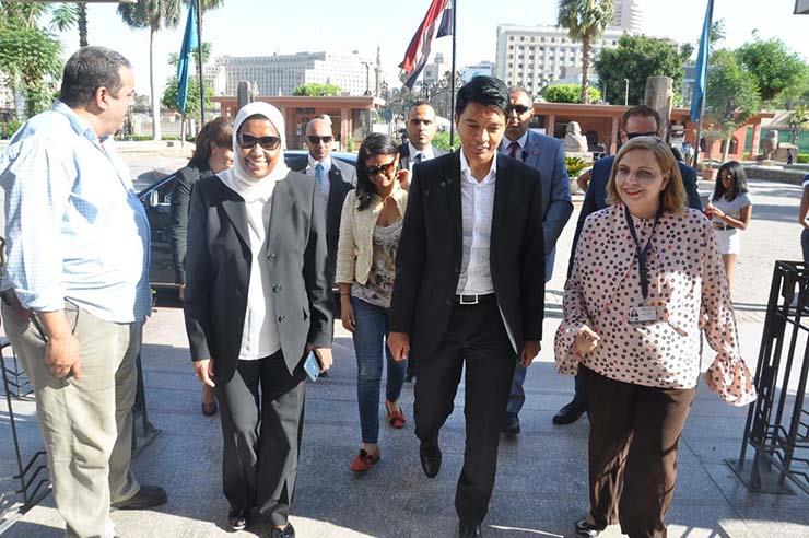 رئيس مدغشقر يزور المتحف المصري (1)