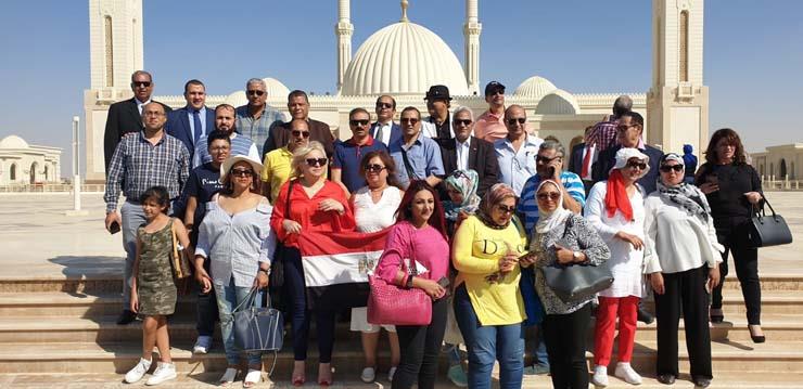  أعضاء الاتحاد العام للمصريين في الخارج زيارة إلى العاصمة الإدارية  (1)