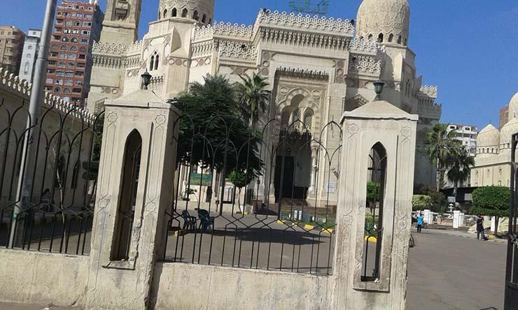 بدء تطوير ميدان المساجد بالإسكندرية (1)