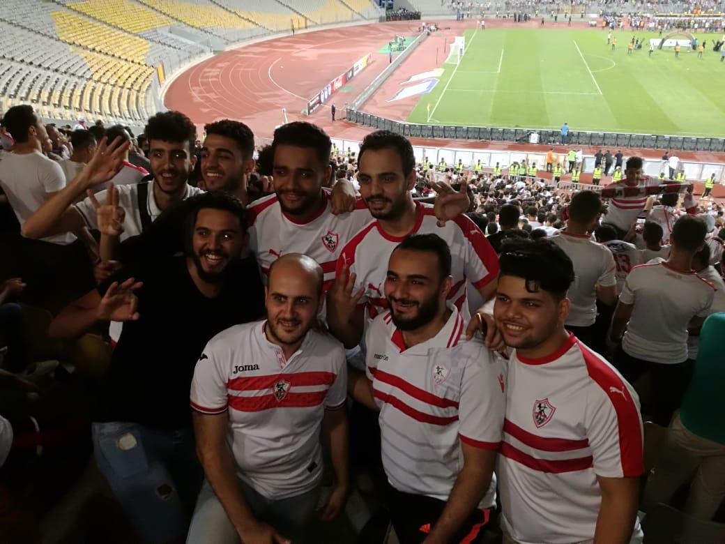 احتفال جمهور الزمالك بالإسكندرية ببطولة كأس مصر (1)
