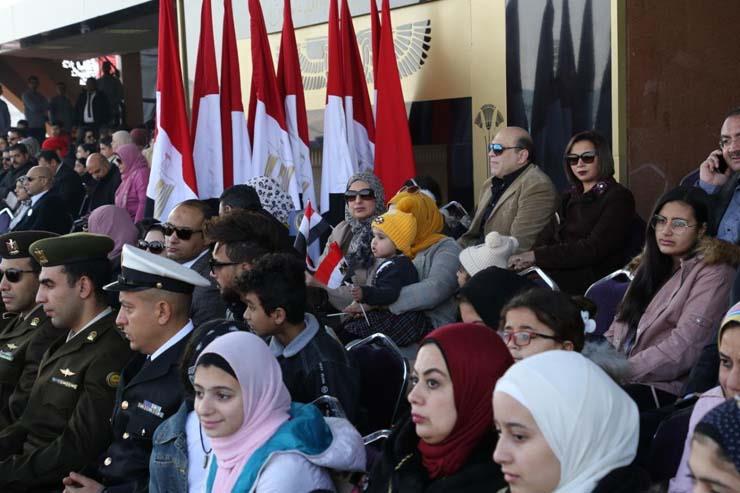 جانب من العروض التدريبية لطلبة كلية الشرطه في عيدها68