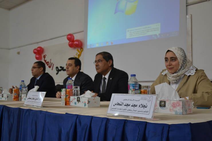 افتتاح ملتقى محو الأمية بجامعة الإسكندرية (1)