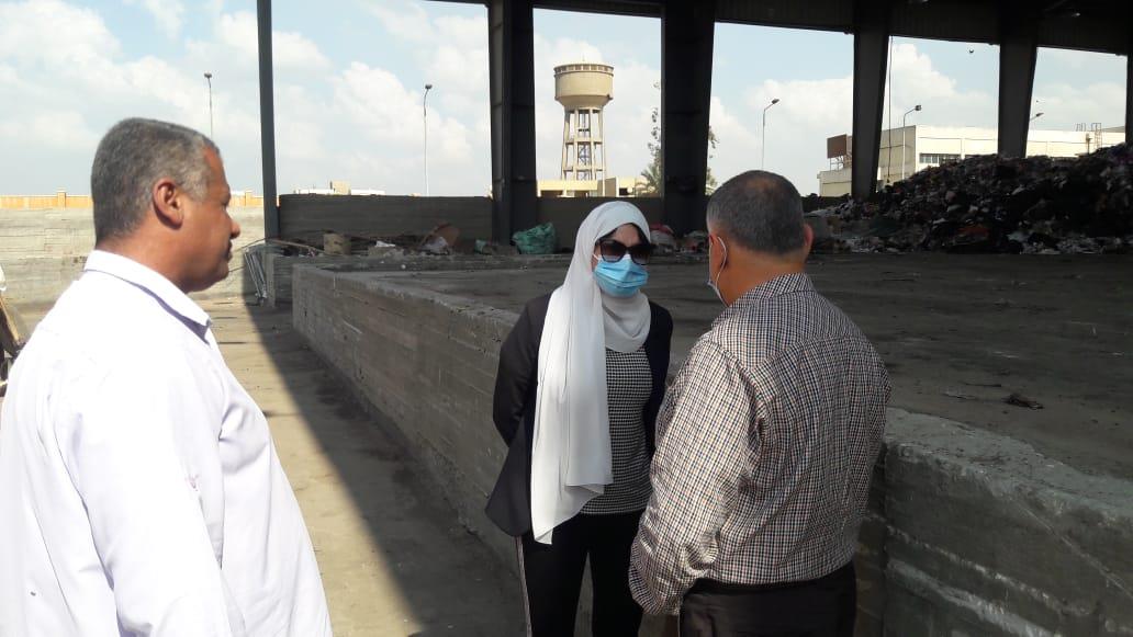  نائب محافظ القليوبية تتفقد المحطة الوسيطة في حي شرق شبرا 