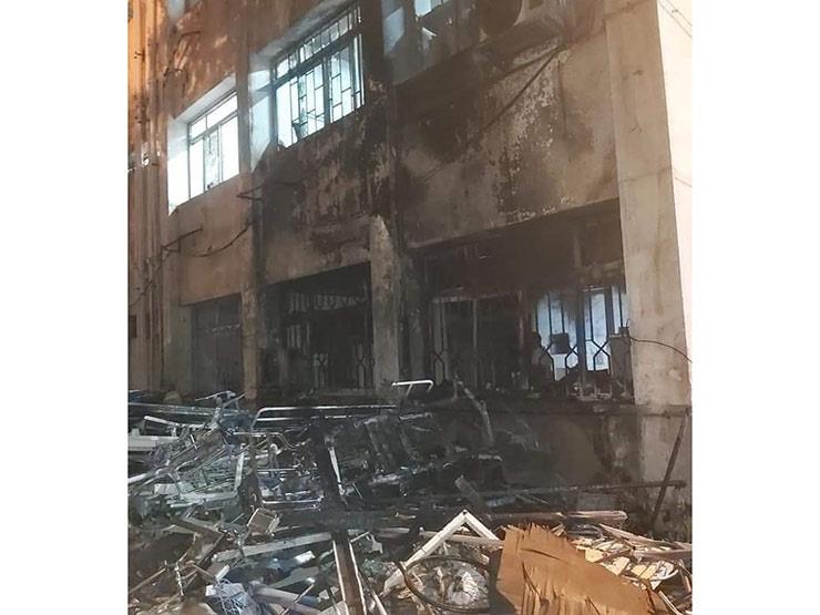 حريق محدود بمستشفى الطوارئ الجامعي بطنطا