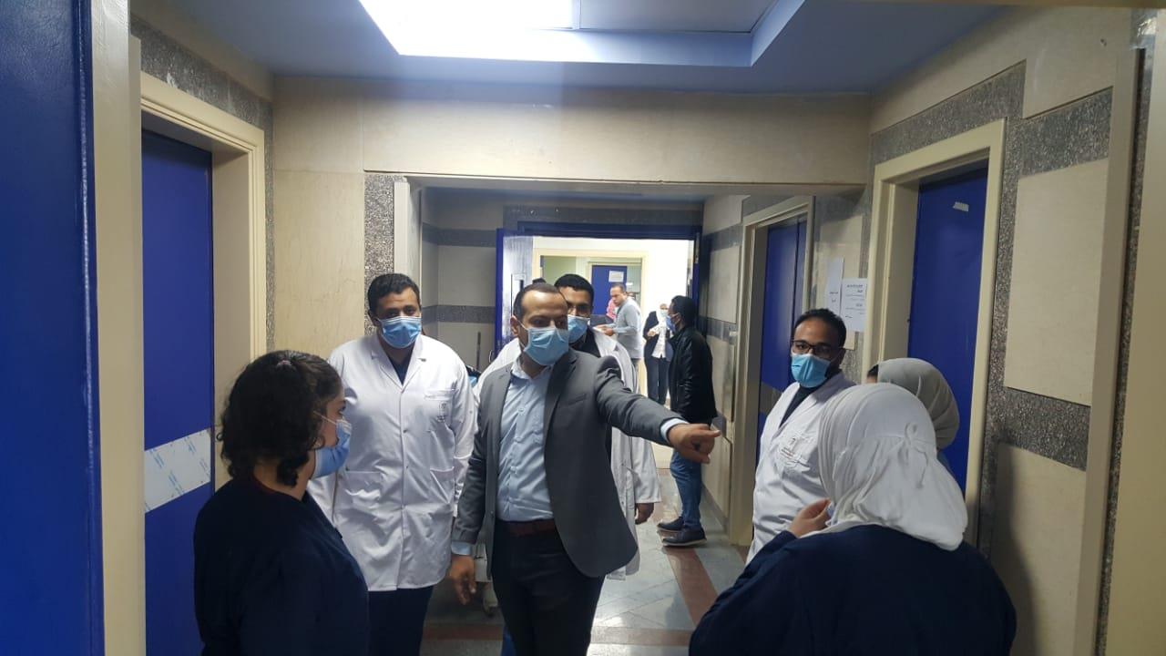 افتتاح قسم الطوارئ بمستشفى بدر بطب حلوان