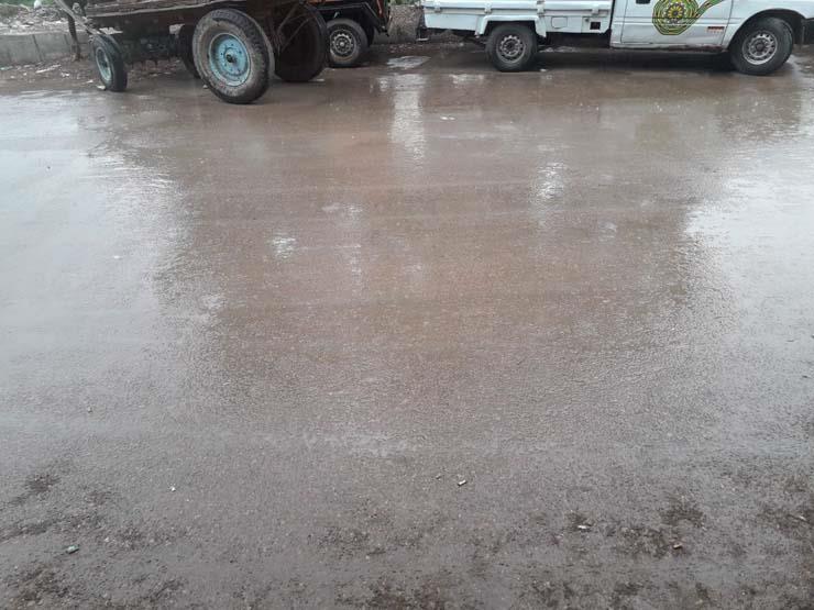 آثار سقوط أمطار في كفر الشيخ 