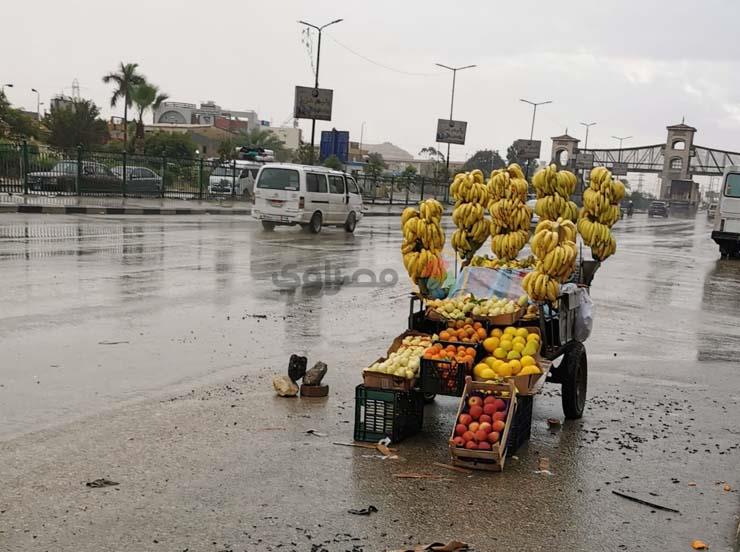 جانب من الأمطار خلال الأيام الماضية