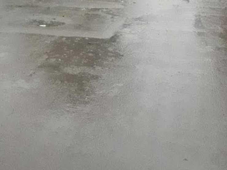 سقوط أمطار غزيرة على مدن وقرى كفر الشيخ