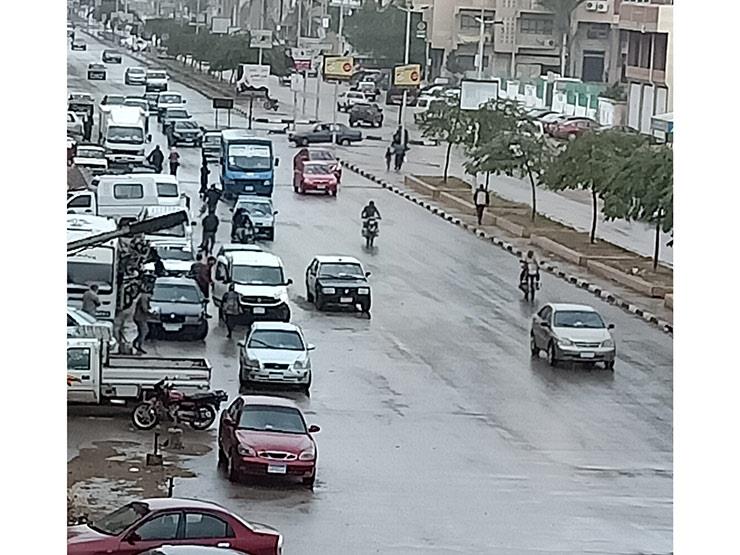 أمطار رعدية ورياح شديدة على محافظة الغربية
