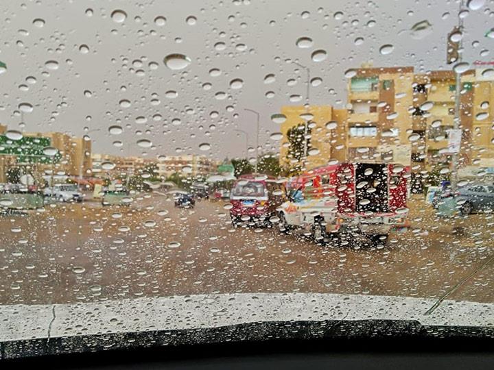 أمطار في القاهرة و6 أكتوبر 