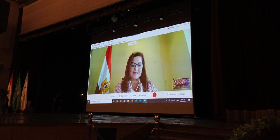 مداخلة الدكتورة هالة السعيد وزيرة التخطيط في مكتبة الإسكندرية