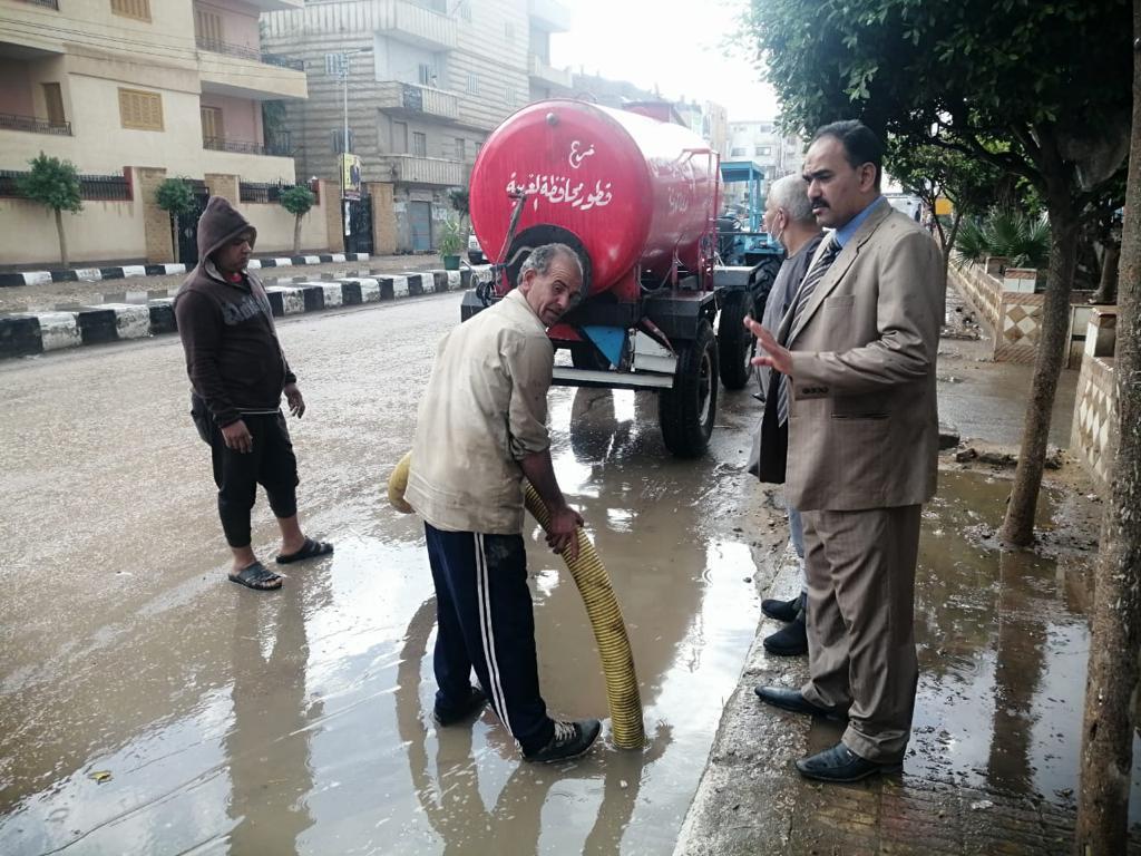 توجيهات حكومية بشفط مياه الأمطار بالغربية وكفرالشيخ