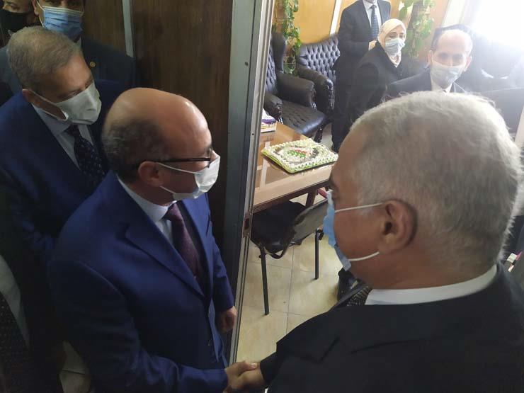 وزير العدل يفتتح منظومة الميكنة الشاملة للنيابة الإدارية ببورسعيد