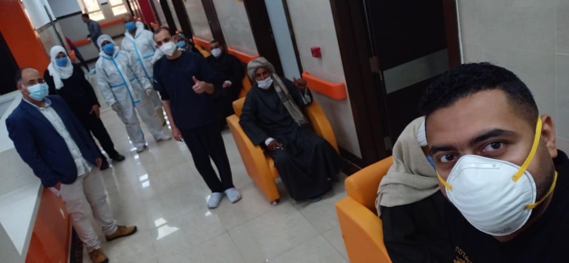 متعافين من مستشفى العديسات للعزل