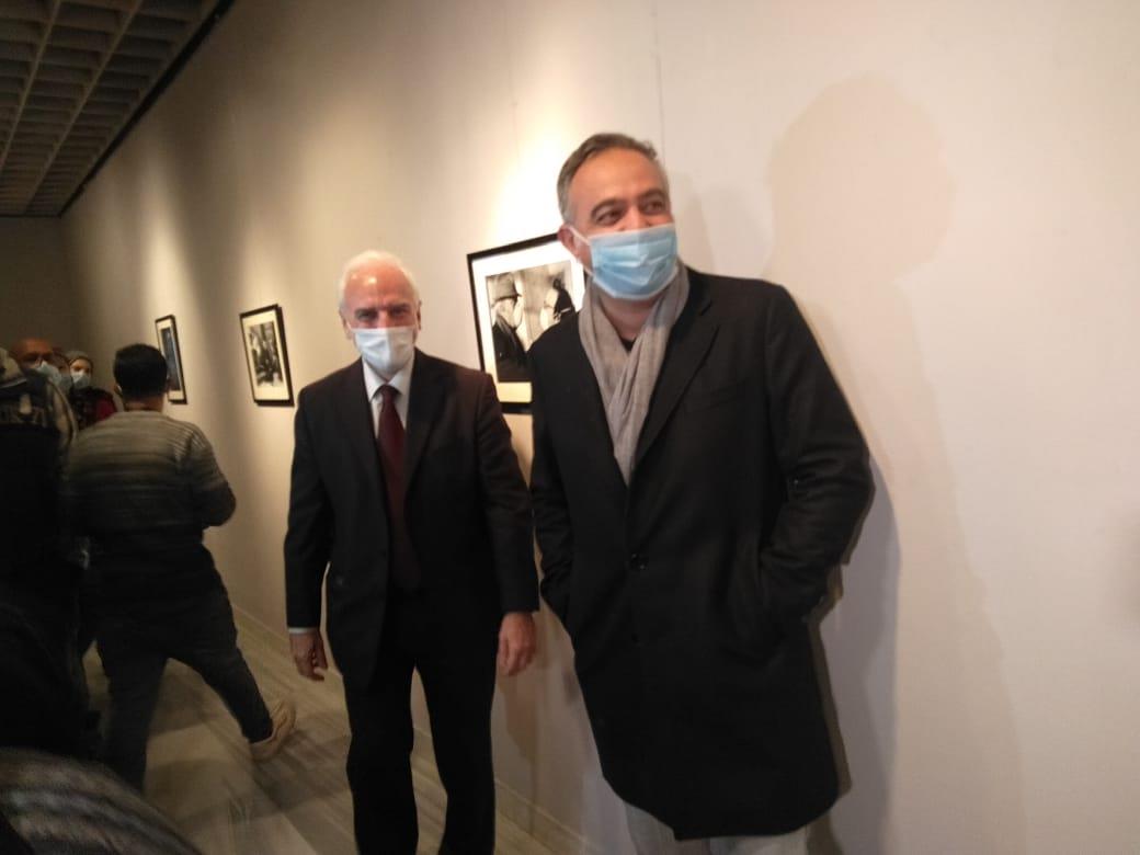 محمد حفظي في افتتاح معرض فيلليني
