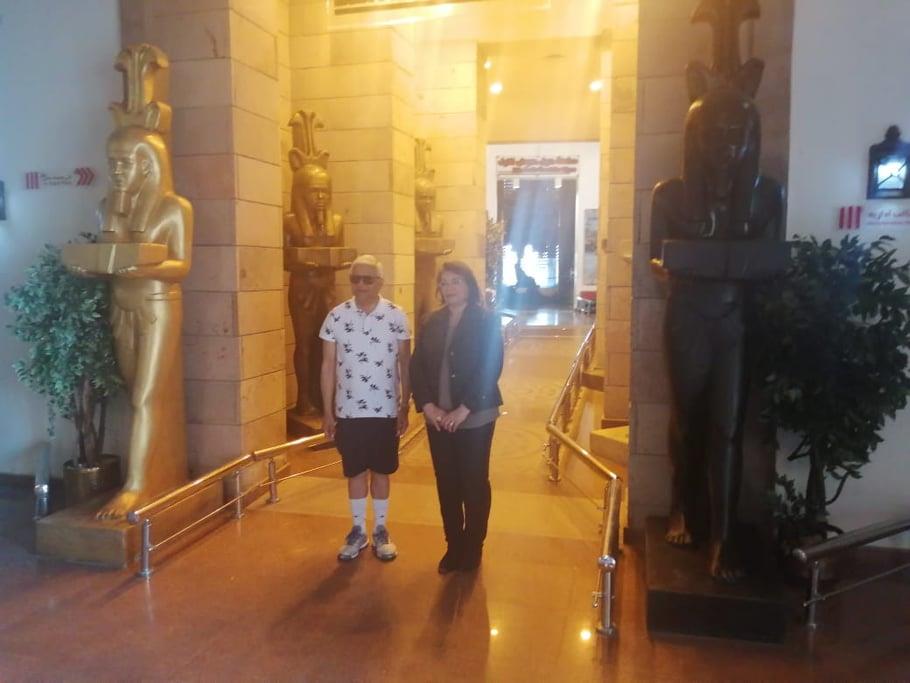 سفير نيبال فى متحف النيل