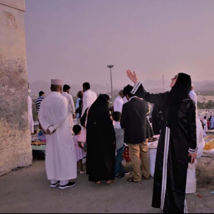 نرمين الفقي في جبل الرحمة 