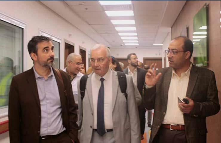 وفد فرنسي في زيارة لمستشفى النصر التخصصي ببورسعيد