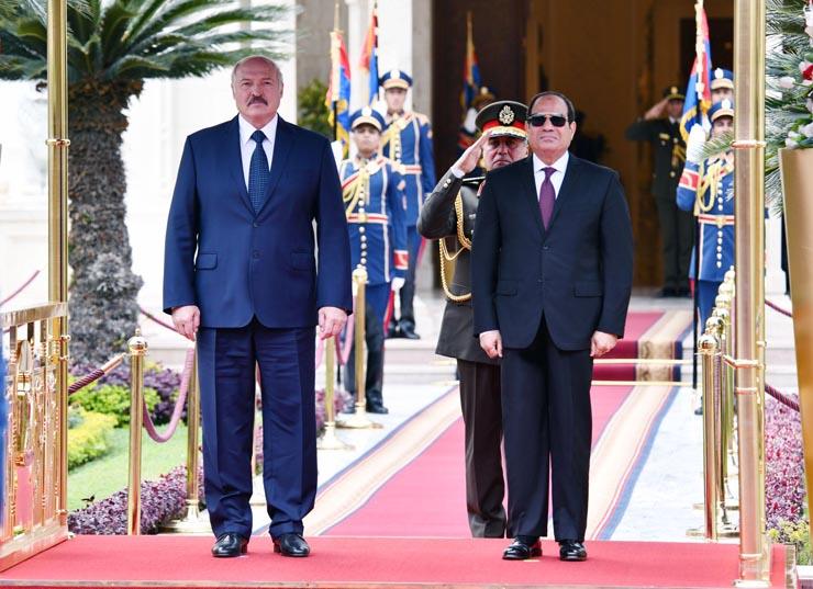 لقاء السيسي ورئيس بيلاروسيا