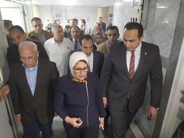 وزيرة الصحة تتفقد مستشفى المبرة