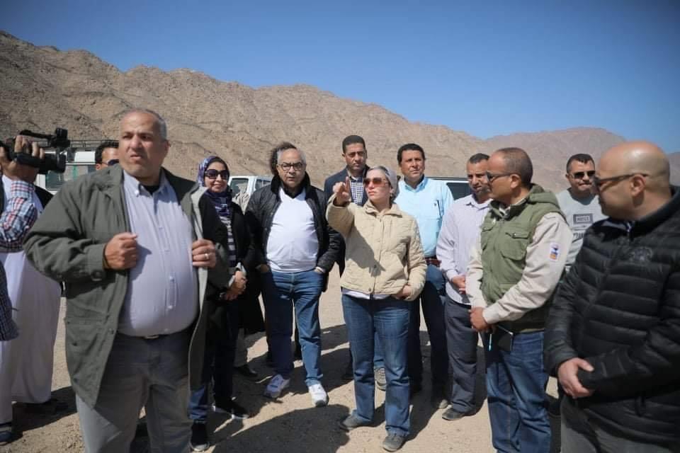 جولة وزيرة البيئة بمحميات جنوب سيناء