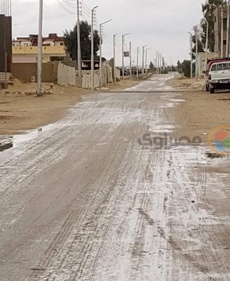 سقوط امطار خفيفة وانخفاض في درجات الحرارة بمراكز الوادي الجديد