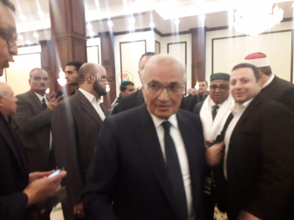 وصول أحمد شفيق ومحمود الخطيب إلى عزاء الرئيس الراحل حسني مبارك