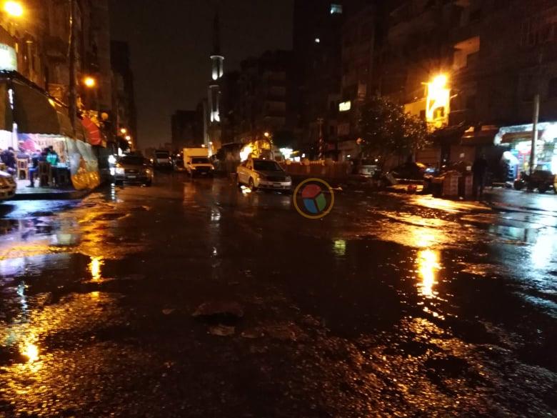 أمطار غزيرة تضرب الإسكندرية