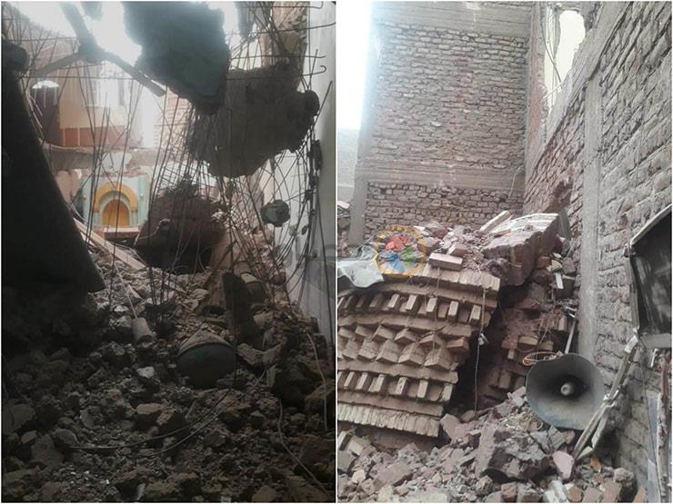 انهيار مسجد السلامية في قنا