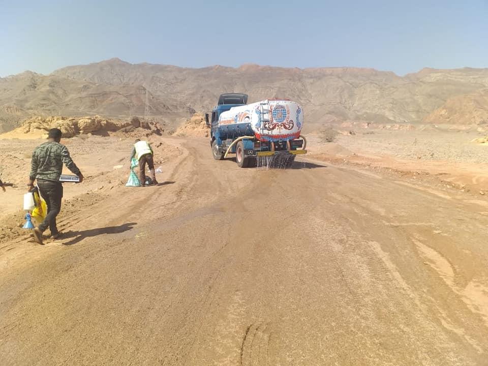 بدء المرحلة الثانية لحماية طابا من اخطار السيول 