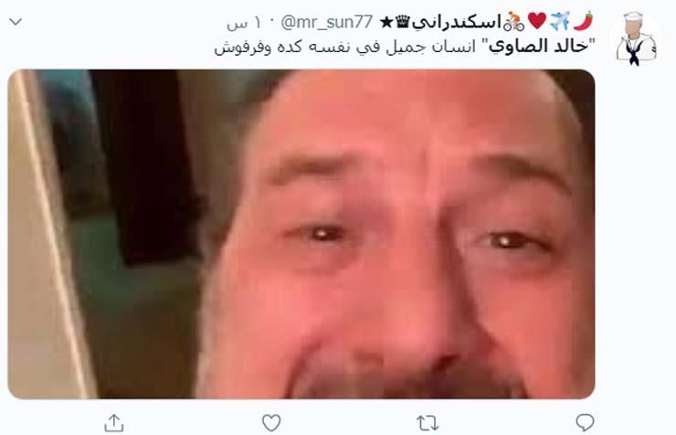 جانب من تعليقات الجمهور على فيديو خالد الصاوي 